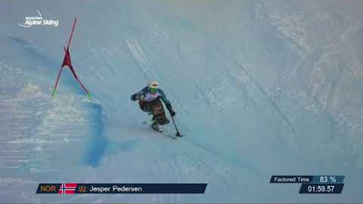 Jesper PEDERSEN | 1st Men Giant Slalom Sitting | World Cup Kuhtai