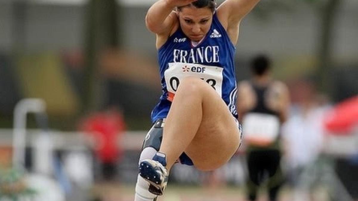 Athletics - Orianne Lopez - women's long jump F42 final - 2013 IPC Athletics World C...