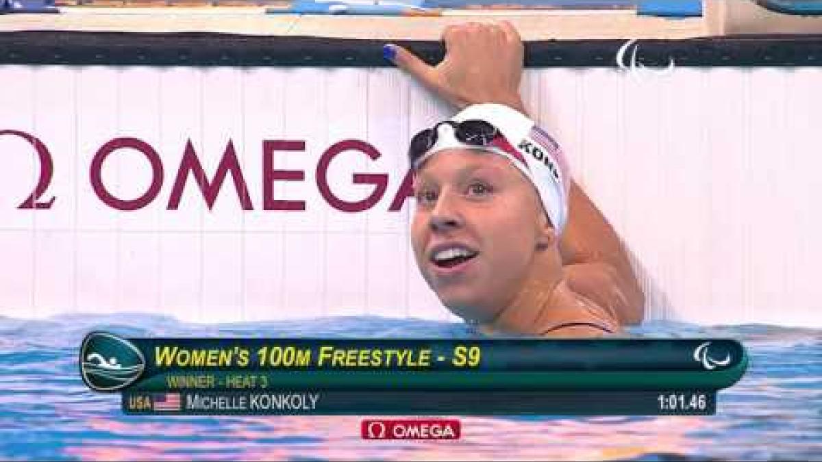 Swimming | Women's 100m Freestyle S9 heat 3 | Rio 2016 Paralympic Games