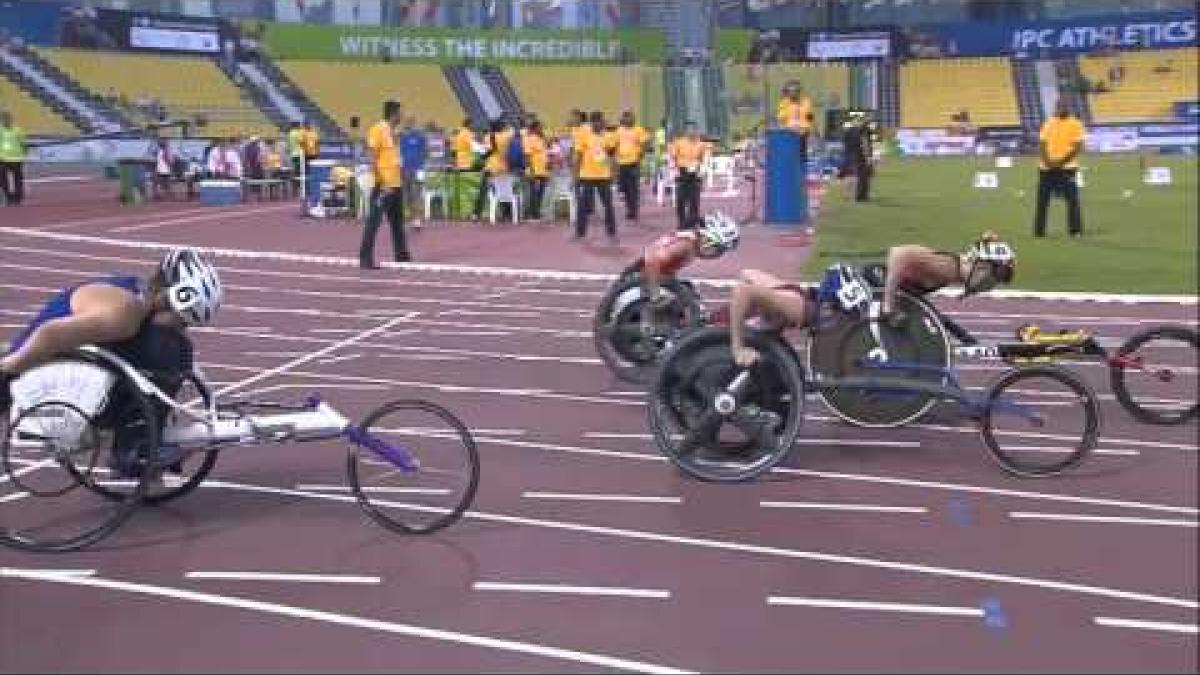 Women's 100m T52 | final |  2015 IPC Athletics World Championships Doha