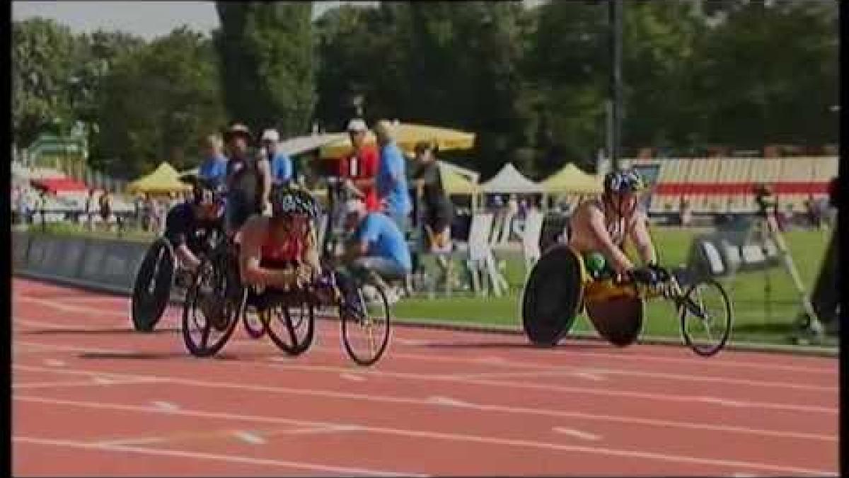 Athletics-men's 800m T53 semifinal 1 - 2013 IPC Athletics World Championships, Lyon
