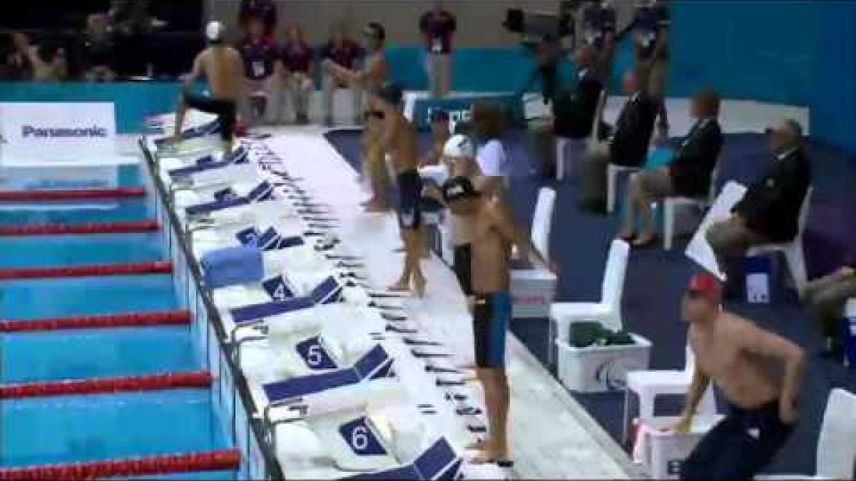 Swimming - Men's 50m Butterfly - S7 Final - London 2012 Paralympic Games