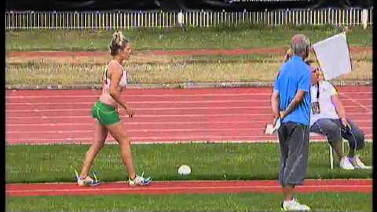 Athletics - Stephanie Schweitzer - women's long jump T20 final - 2013 IPC Athletics World C...