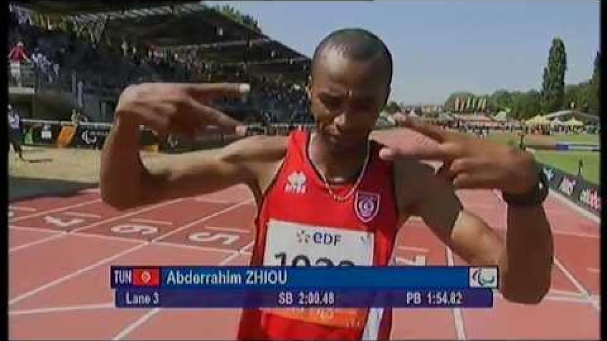 Athletics - men's 800m T12 semifinals 2 - 2013 IPC Athletics World Championships, Lyon