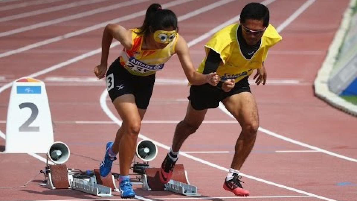 Women's 400m T11 | heat 1 |  2015 IPC Athletics World Championships Doha