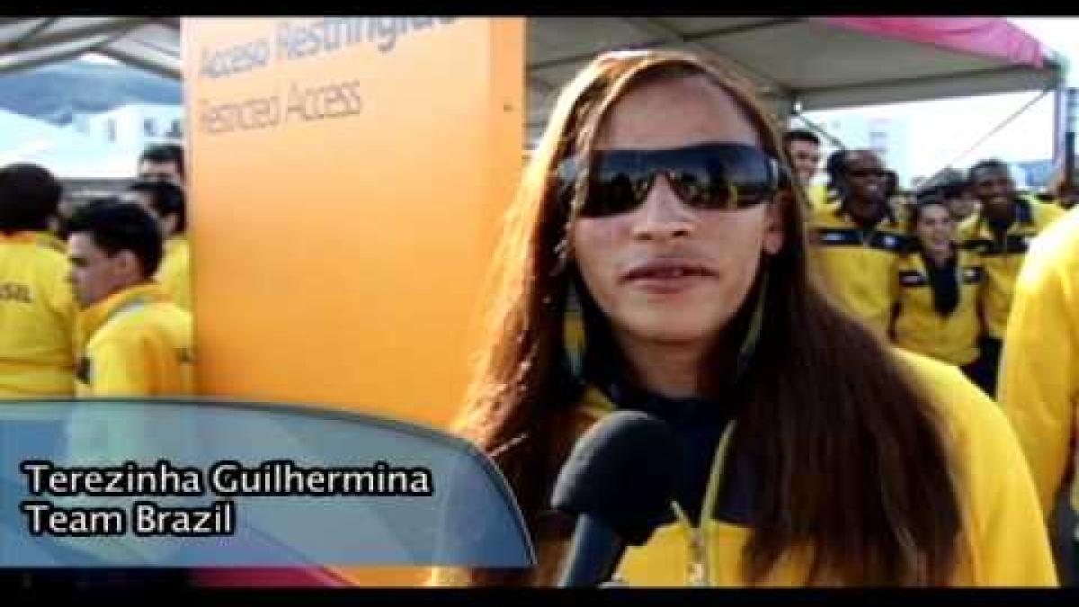 Terezinha Guilhermina and other athletes pumped for 2011 Parapan American Games in Guadalajara