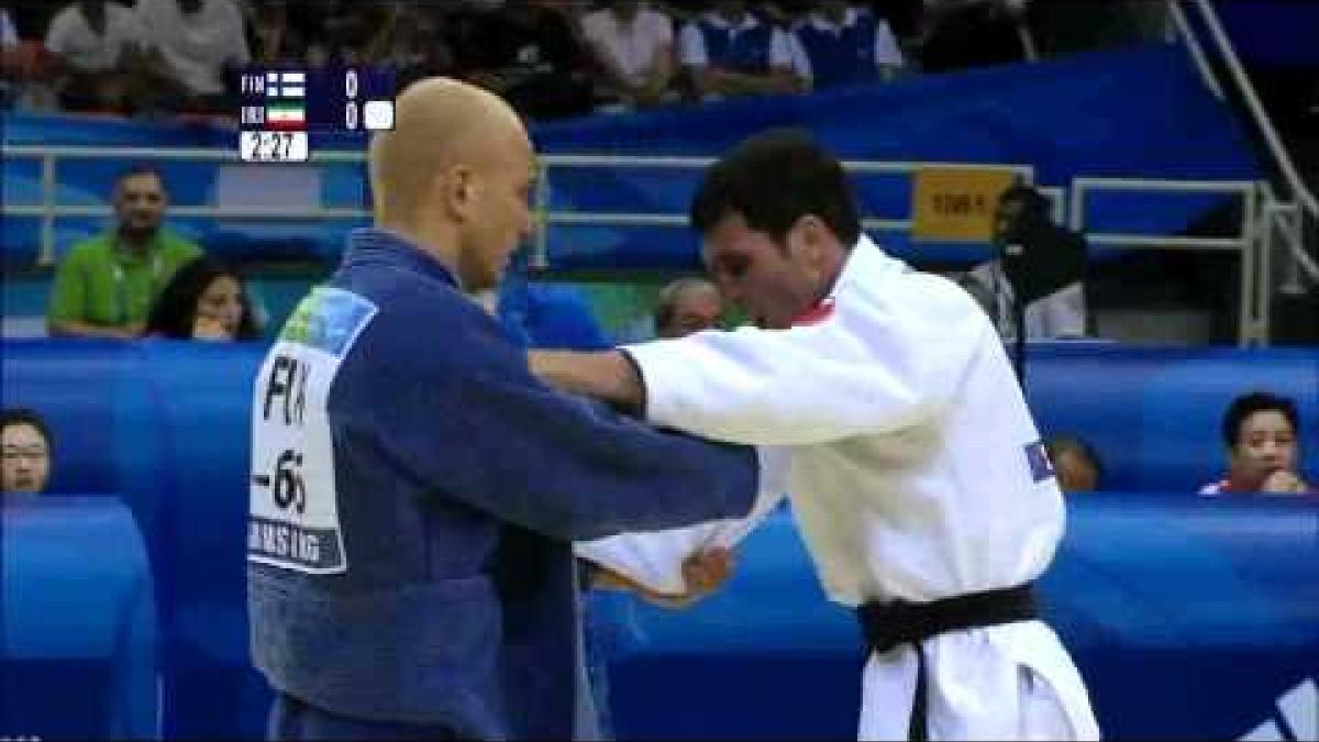 Judo men's 66kg Bronze medal contest - Beijing 2008 Paralympic Games