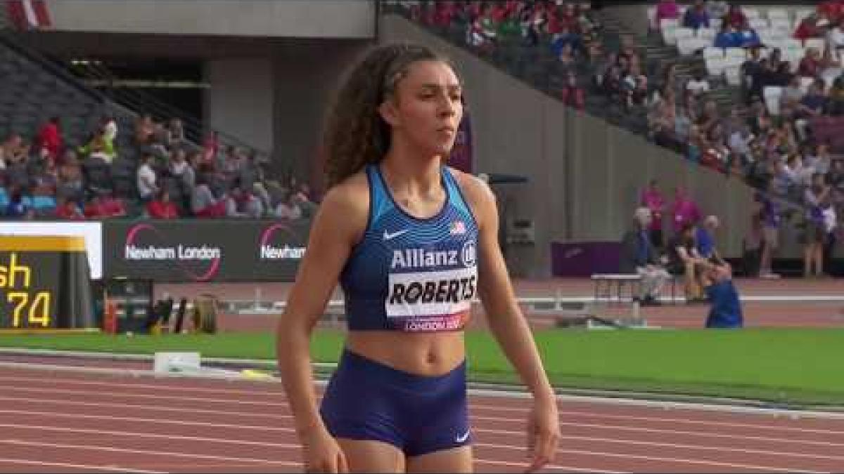 Jaleen ROBERTS|Silver Women’s Long Jump F37 |Final | London 2017 World Para Athletics Championships