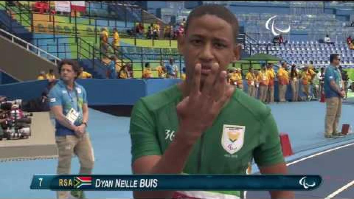 Athletics | Men's 400m - T38 Round 1 heat 2 | Rio 2016 Paralympic Games