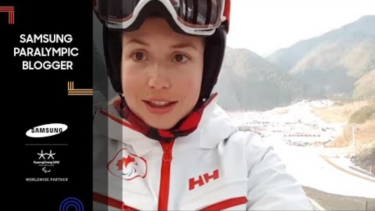 Erin Latimer |Jeongseon Alpine Centre | Samsung Paralympic Blogger | PyeongChang 2018