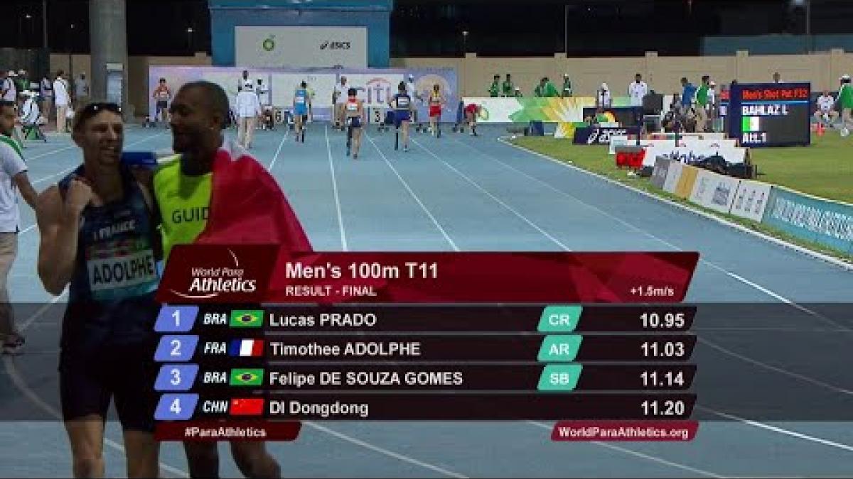 Men's 100m T11 Final | Dubai 2019