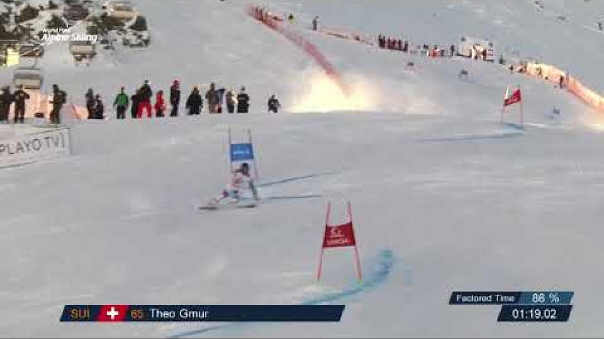 Theo Gmur | 1st Men's Giant Slalom Standing | World Cup Kuhtai