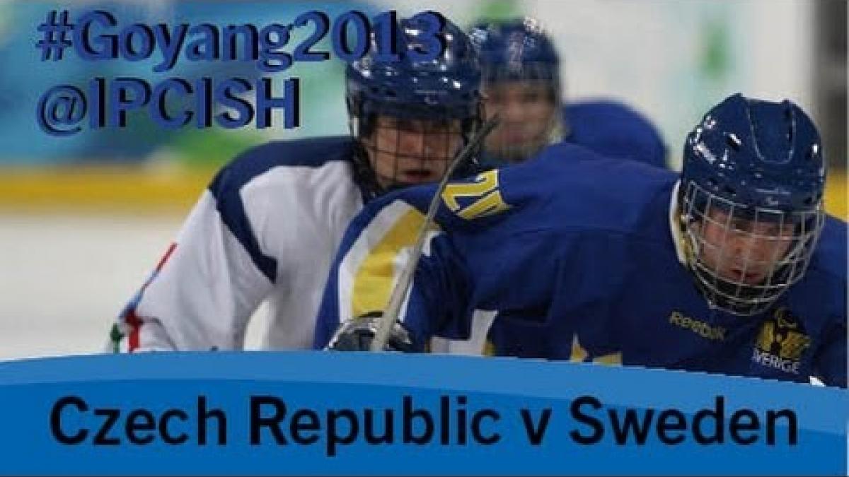 Ice sledge hockey - Czech Republic v Sweden - 2013 IPC Ice Sledge Hockey World Championships A Pool