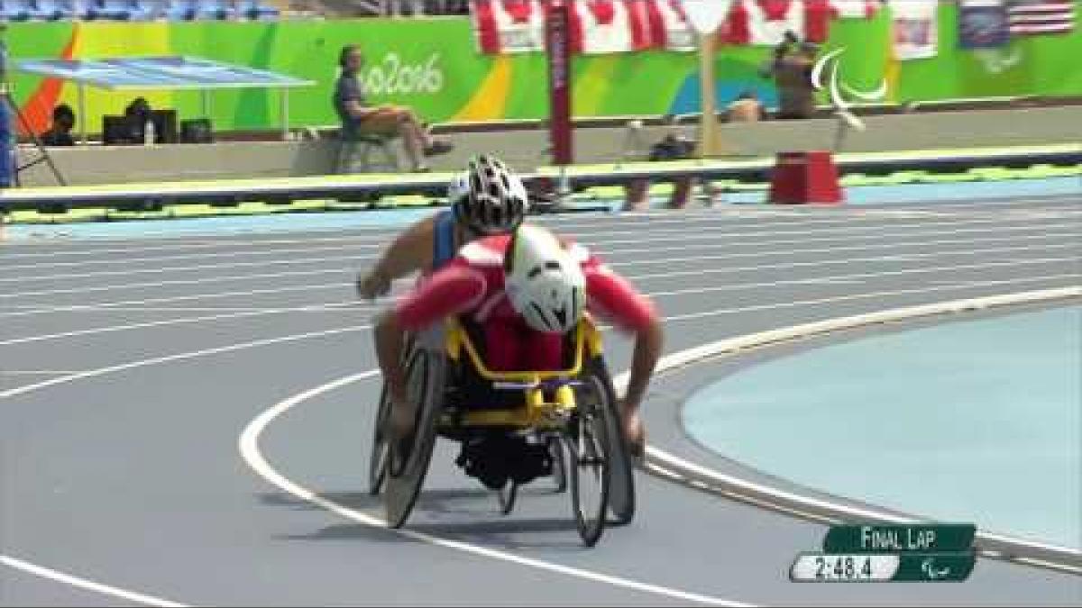 Athletics | Men's 1500m - T52 Final  | Rio 2016 Paralympic Games