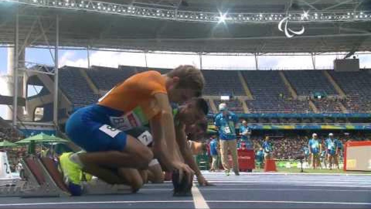 Athletics | Men's 100m - T37 Round 1 heat 1 | Rio 2016 Paralympic Games