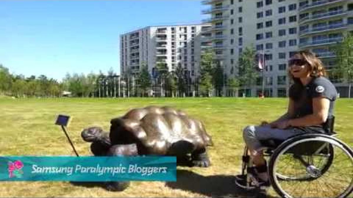 Alana Nichols - Arm wrestling a giant Russian rower, Paralympics 2012