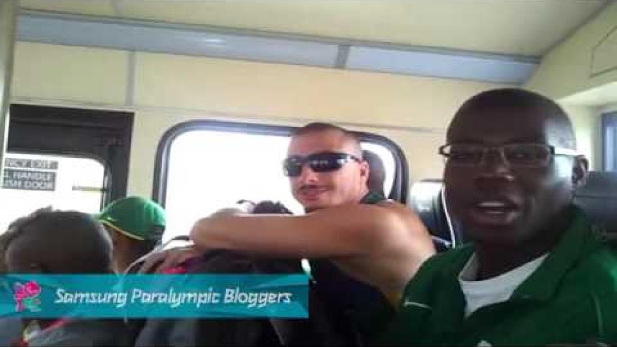 Shirliene Coelho - Indo para o treino, Paralympics 2012