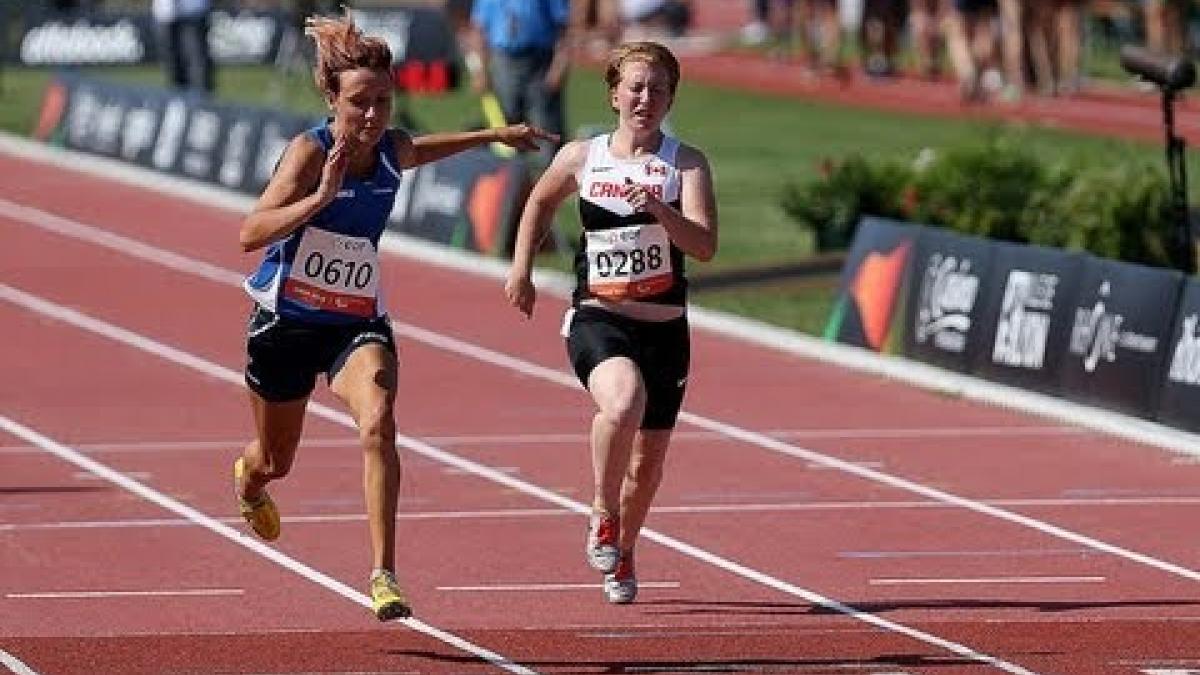 Athletics- Women's 100m T35  Semifinal 2 - 2013 IPC Athletics World Championships, Lyon