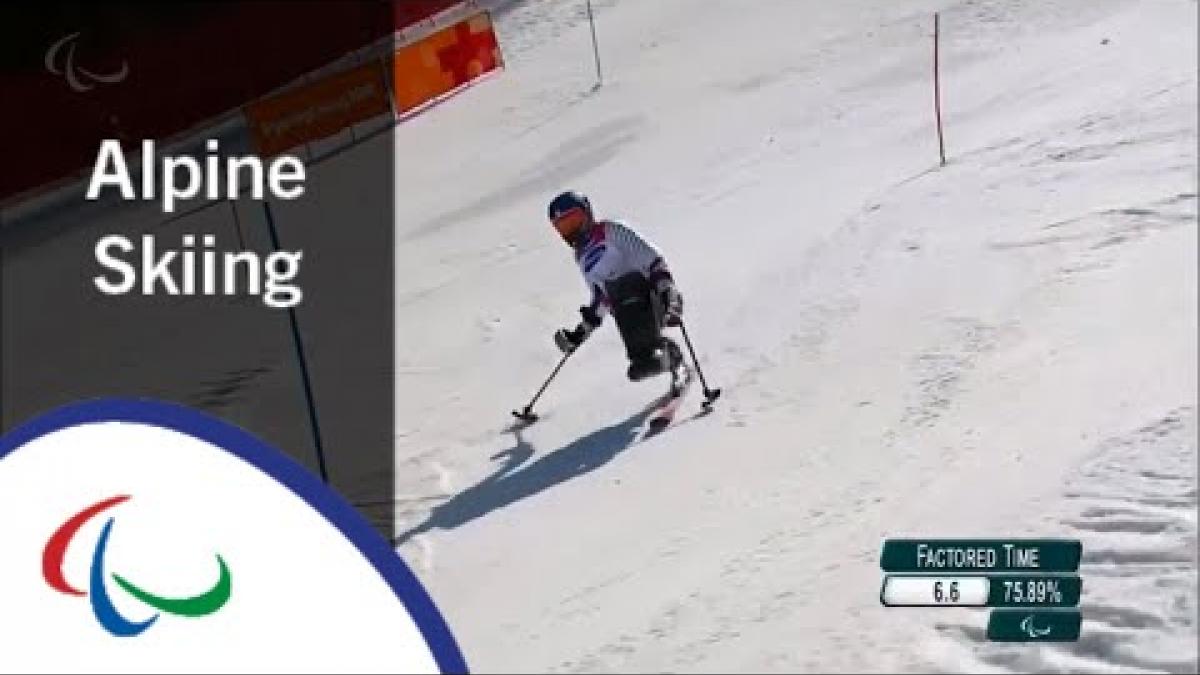 Frederic FRANCOIS  | Men's Slalom Run 1 & 2 |Alpine Skiing | PyeongChang2018 Paralympic Winter Games