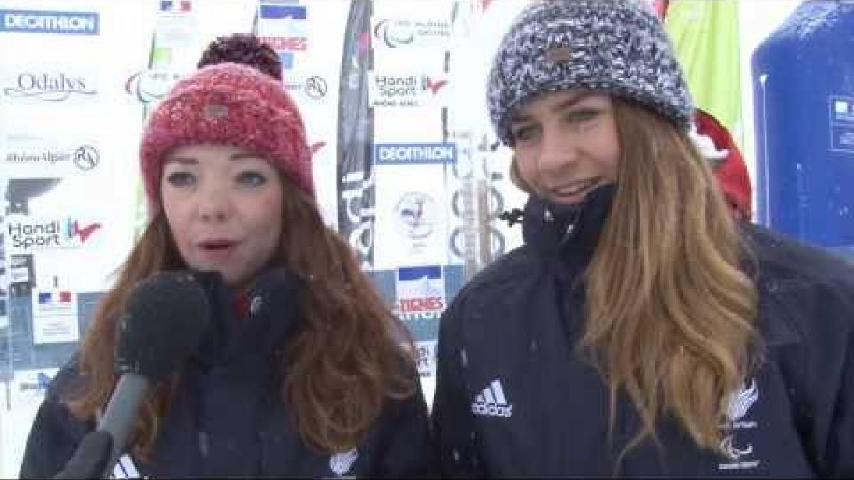 Great Britain's Jade Etherington wins women's downhill visually impaired race at IPC World Cup