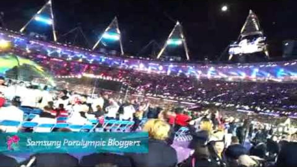 IPC Blogger - Aus team after gb arrive in stadium, Paralympics 2012