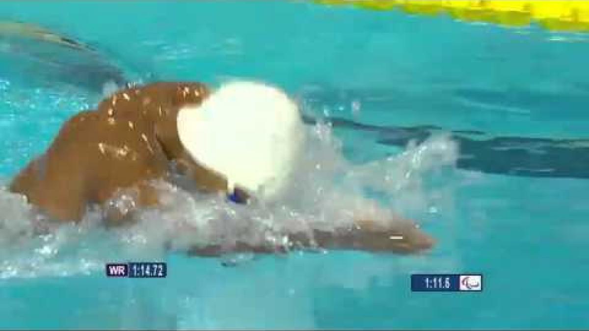 Men's 100m Breaststroke SB7 | Heat 2 | 2016 IPC Swimming European Open Championships Funchal