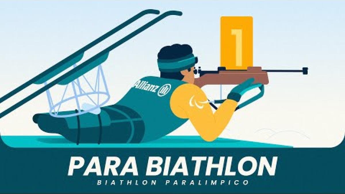 An animated Sport Explainer video for Para biathlon
