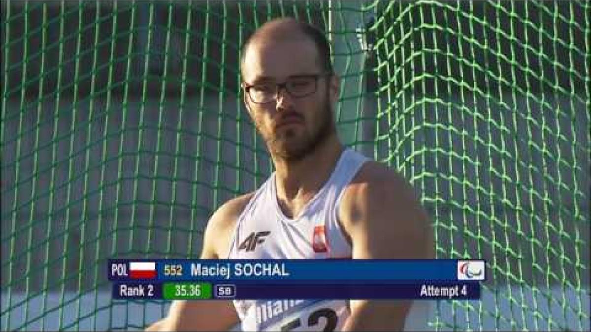 Men's club throw  F32 | final | 2016 IPC Athletics European Championships Grosseto