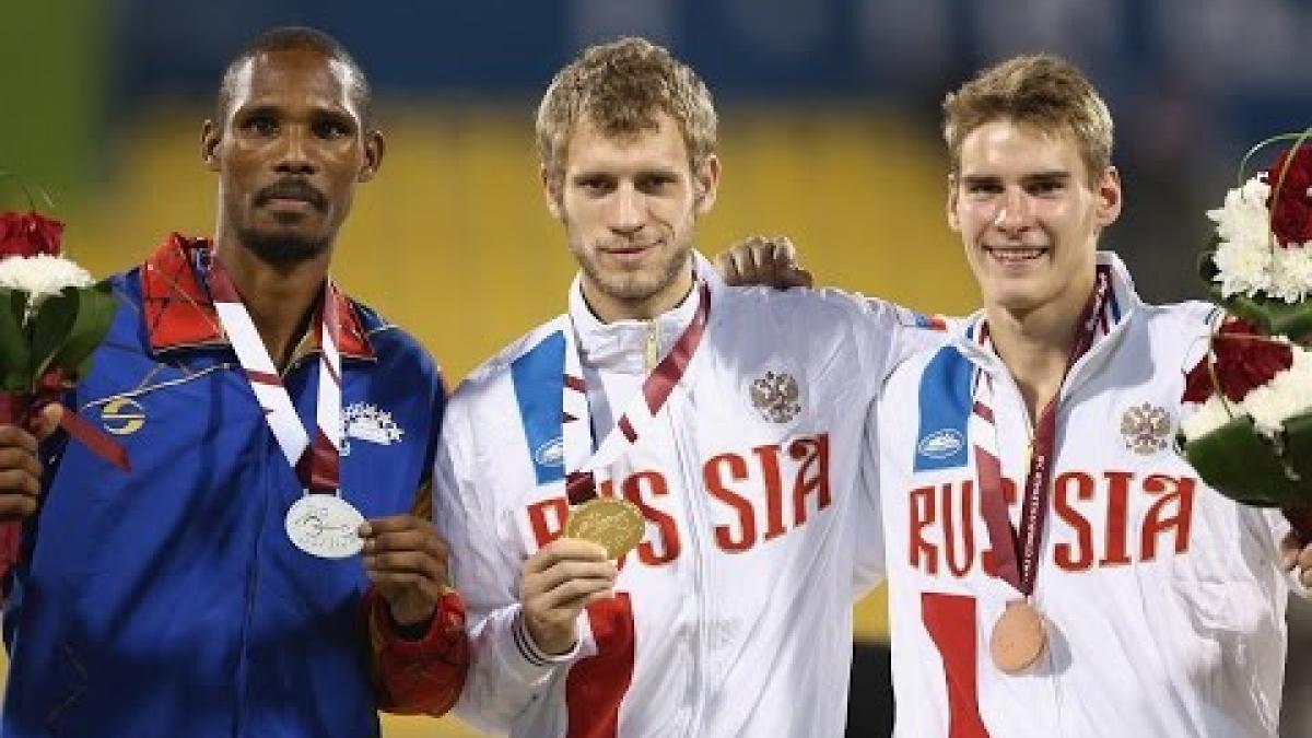 Men's 800m T20 | Victory Ceremony |  2015 IPC Athletics World Championships Doha
