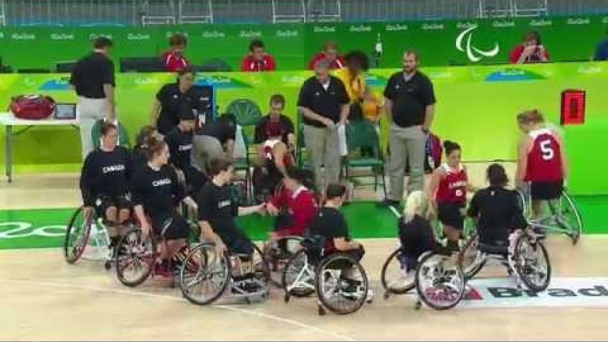 Wheelchair Basketball | Germany vs Canada | Women’s preliminaries | Rio 2016 Paralympic Games