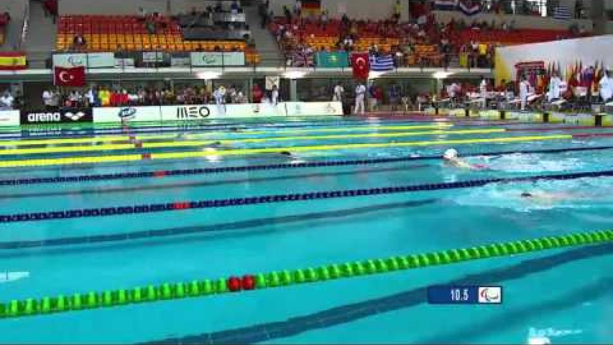 Women's 100m Breaststroke SB5 | Heat 1 | 2016 IPC Swimming European Open Championships Funchal