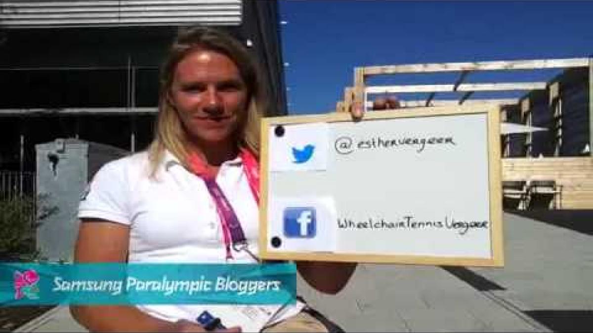 IPC Blogger - Esther Vergeer, Paralympics 2012