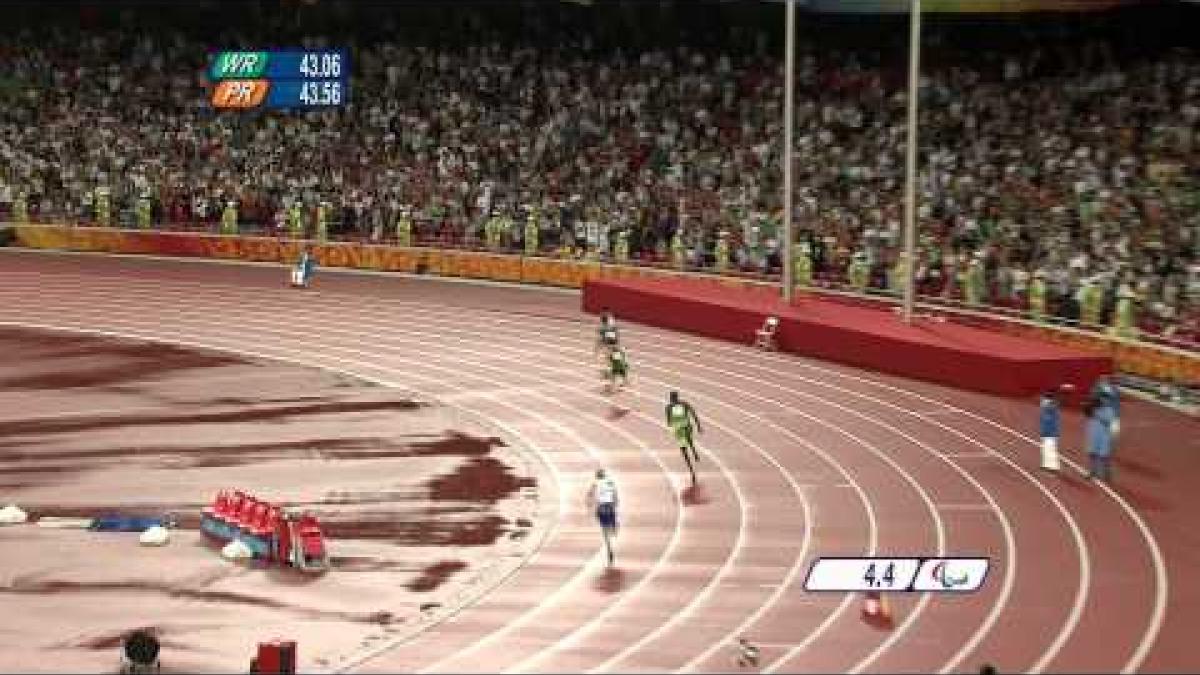 Men's 4 x 100m relay T42-T46 - Beijing 2008 Paralympic Games