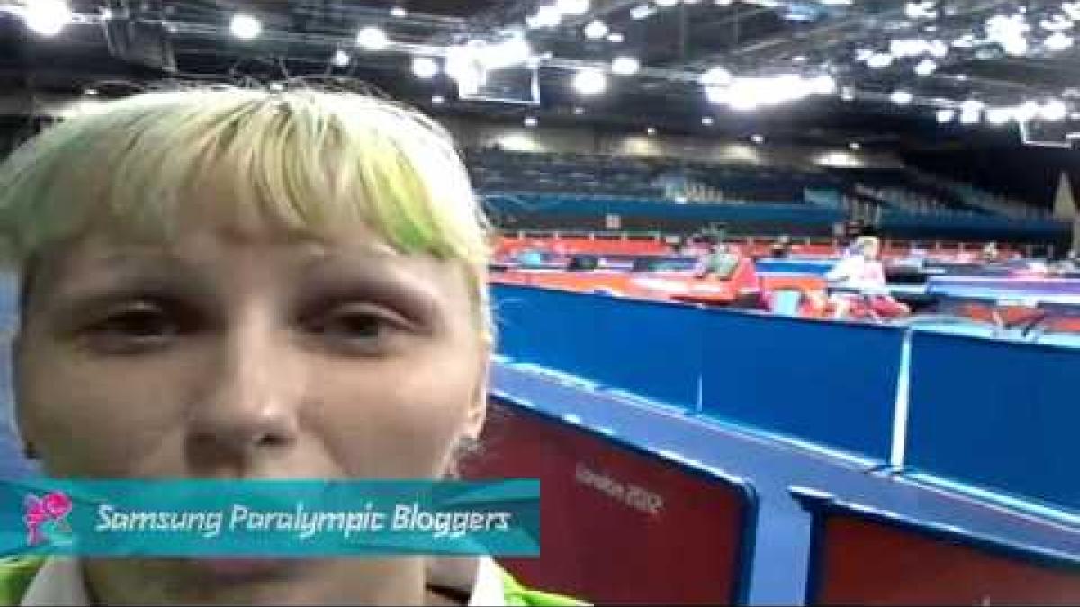 Mateja Pintar - My 5th blog-competition arena, Paralympics 2012