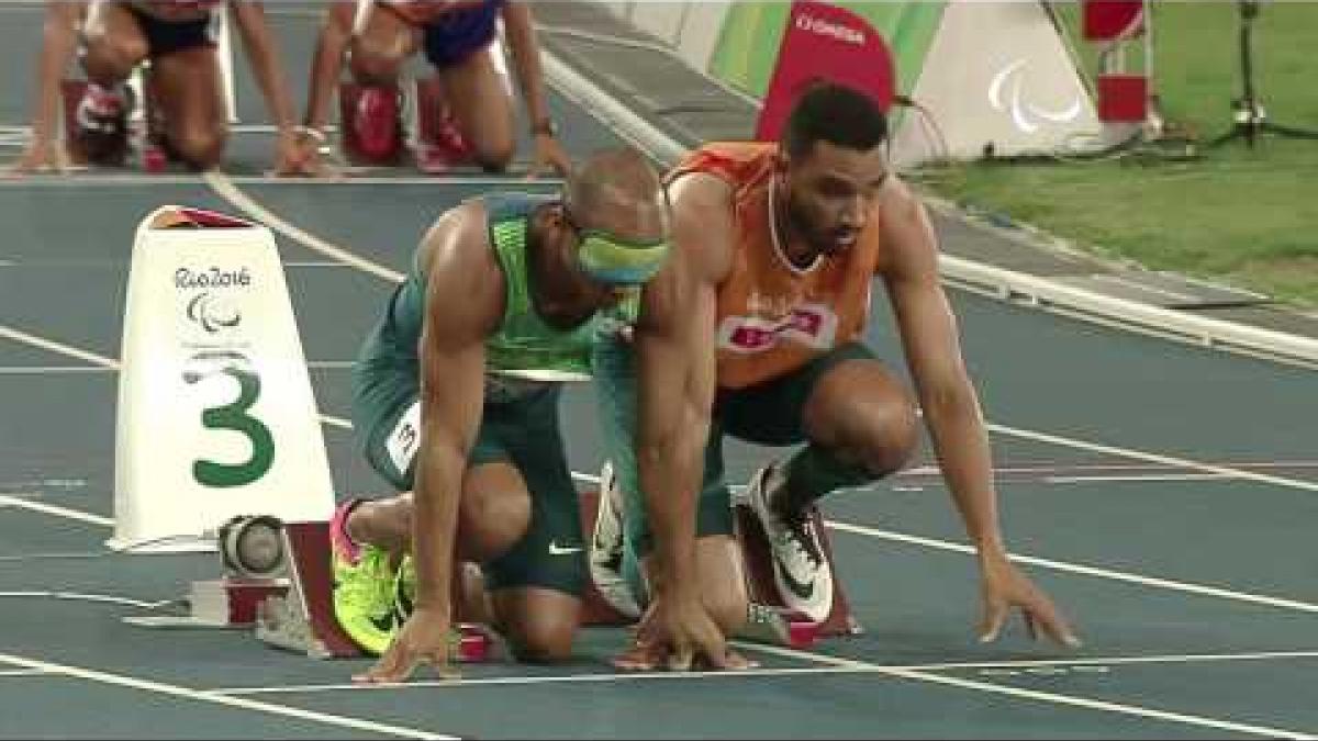 Athletics | Men's 400m - T11 Round 1 Heat 2 | Rio 2016 Paralympic Games