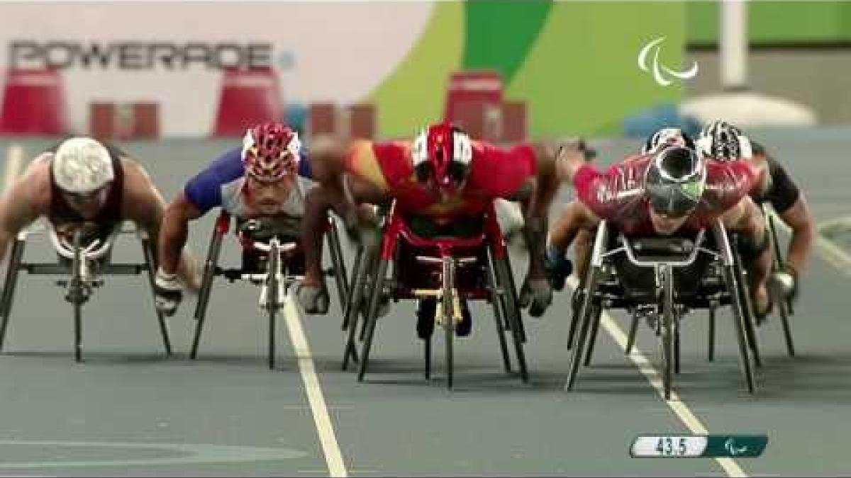 Athletics | Men's 800m - T54 Round 1 Heat 2 | Rio 2016 Paralympic Games