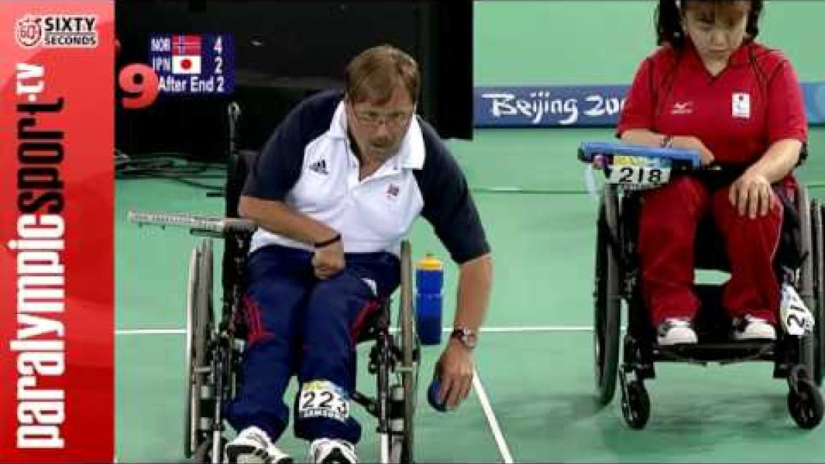 Beijing 2008 Paralympic Games Boccia Team Mixed Prelim Pool B Jpn vs. Nor