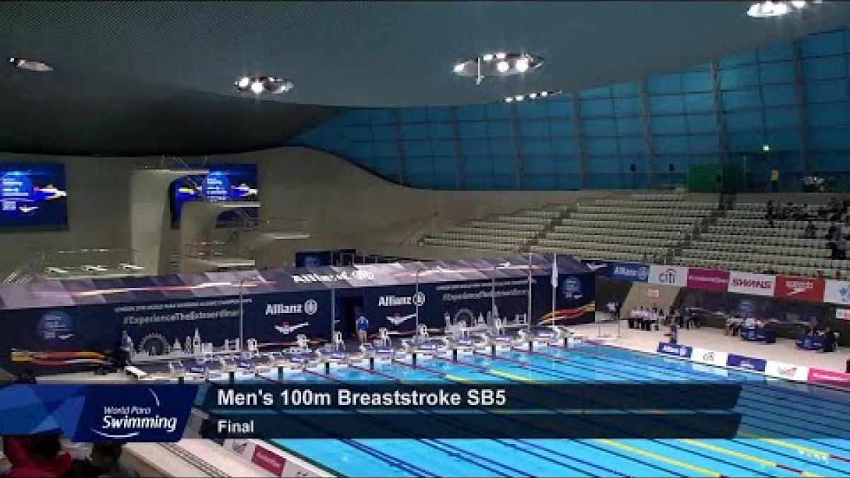 Men's 100m Breaststroke SB5 Final | London 2019