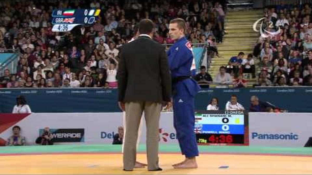 Judo - Men - 73 kg Repechage - Iran versus Great Britain - 2012 London Paralympic Games