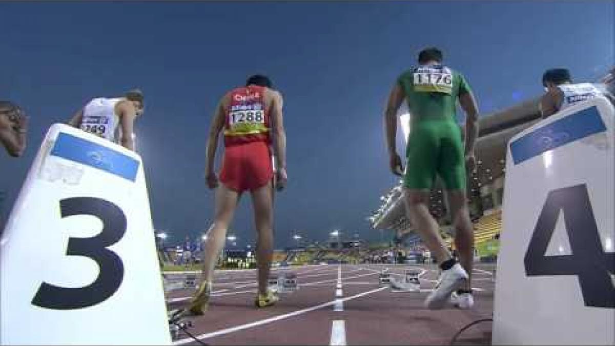 Men's 100m T38 | final |  2015 IPC Athletics World Championships Doha