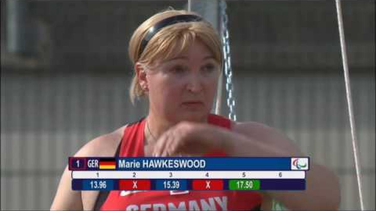 Women's javelin F56 | final | 2016 IPC Athletics European Championships Grosseto