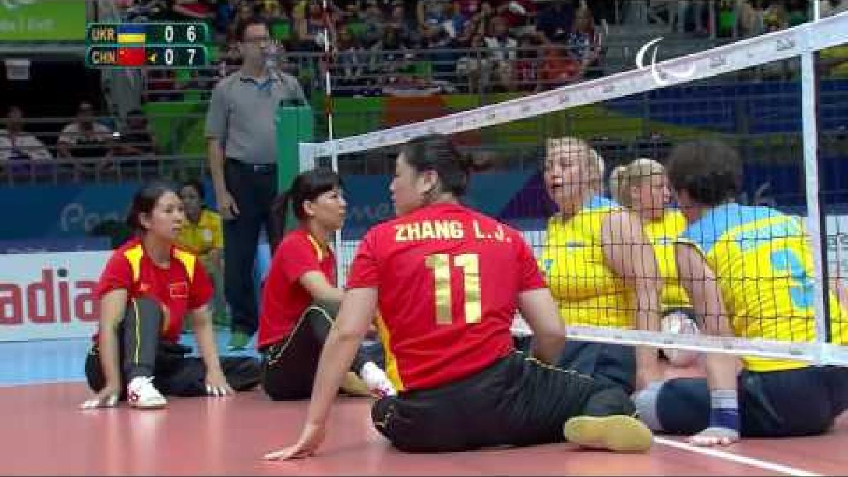 Sitting Volleyball | Ukraine v China | Women’s Semi-Final 2 | Rio 2016 Paralympic Games