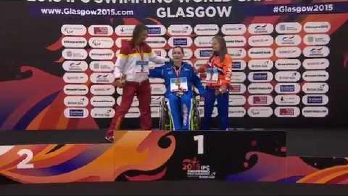 Women's 400m Freestyle S9 | Victory Ceremony | 2015 IPC Swimming World Championships Glasgow