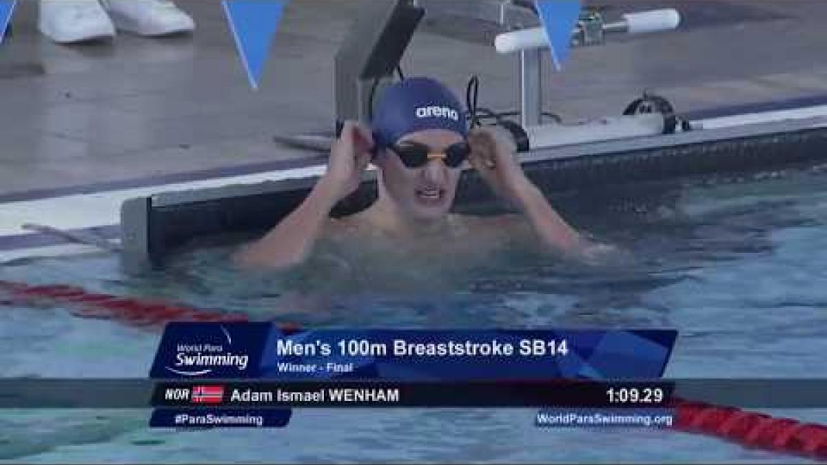 Men&#039;s 100 m Breaststroke SB14 | Final | Mexico City 2017 World Para Swimming Championships
