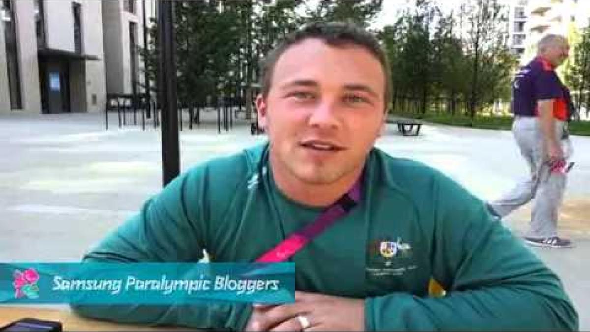 Samsung Blogger - Damien Bowen - Australia, Paralympics 2012