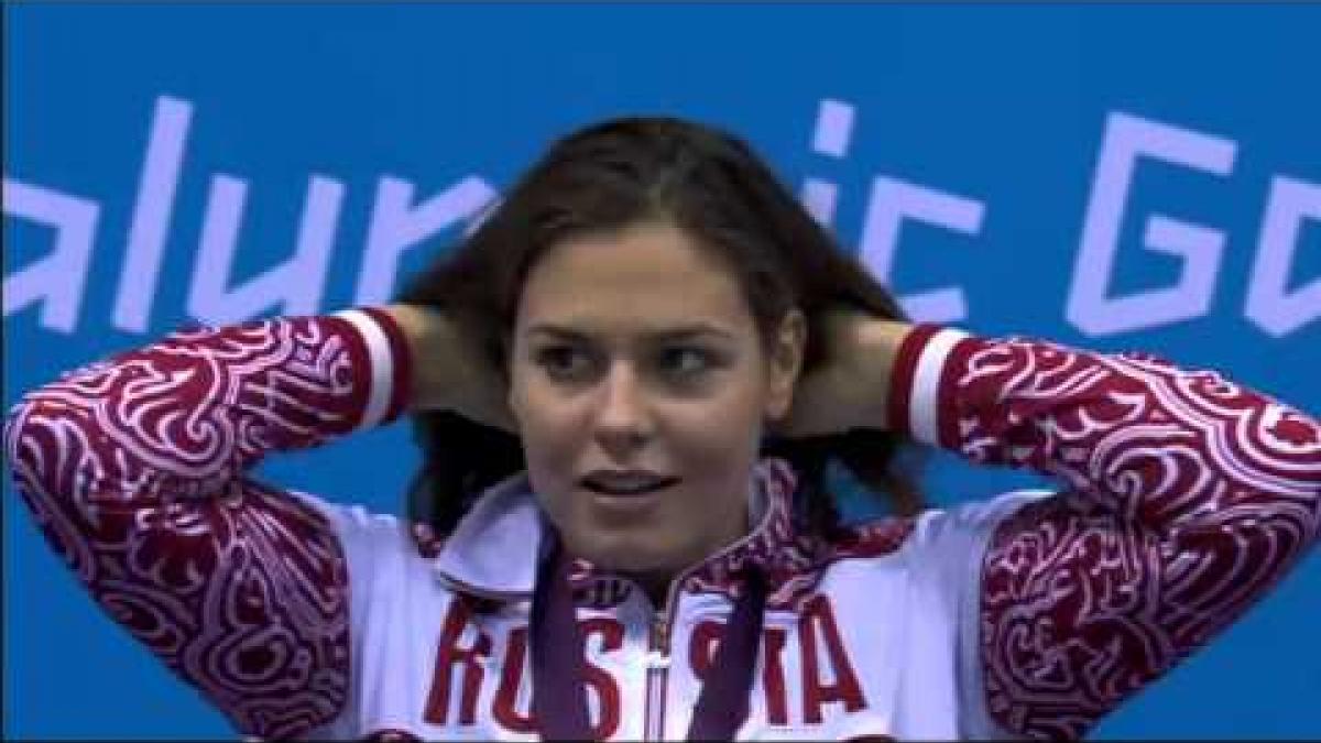 Swimming - Women's 200m Individual Medley - SM12 Victory Ceremony - London 2012 Paralympic Games