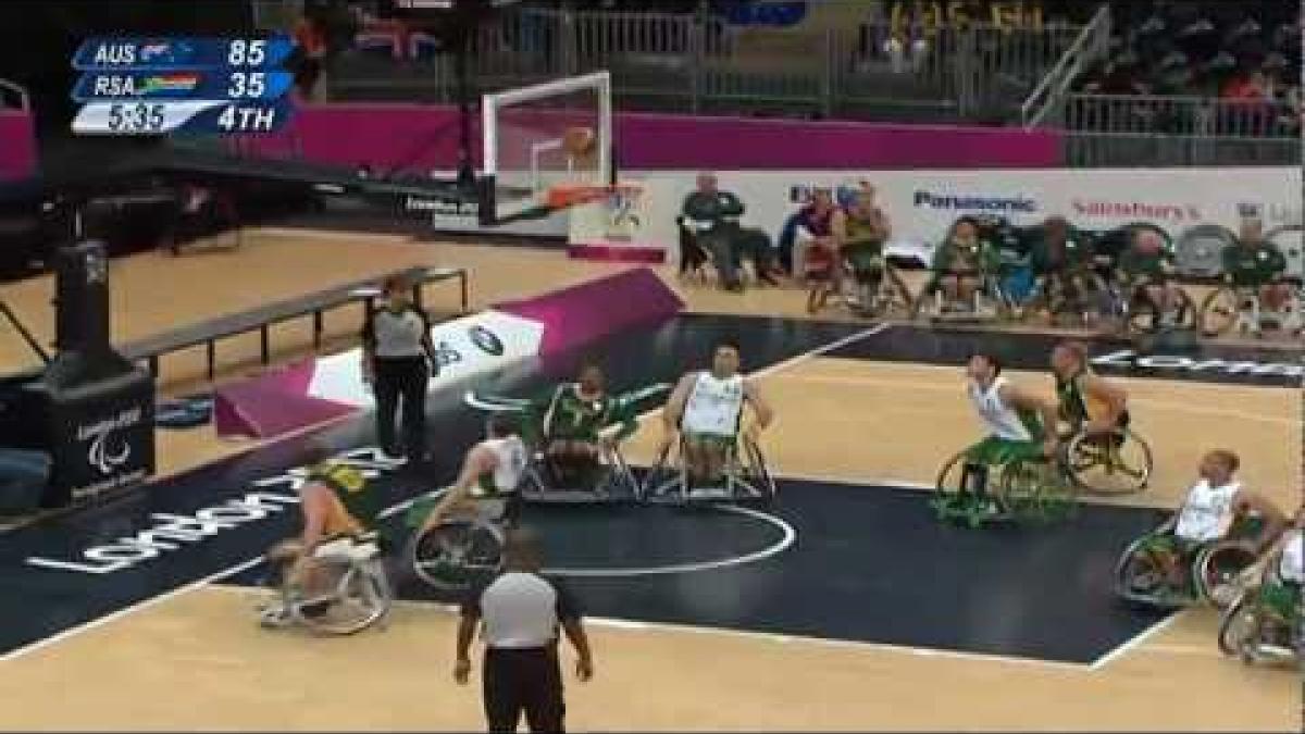 Wheelchair Basketball - AUS versus RSA - LIVE - 2012 London Paralympic Games
