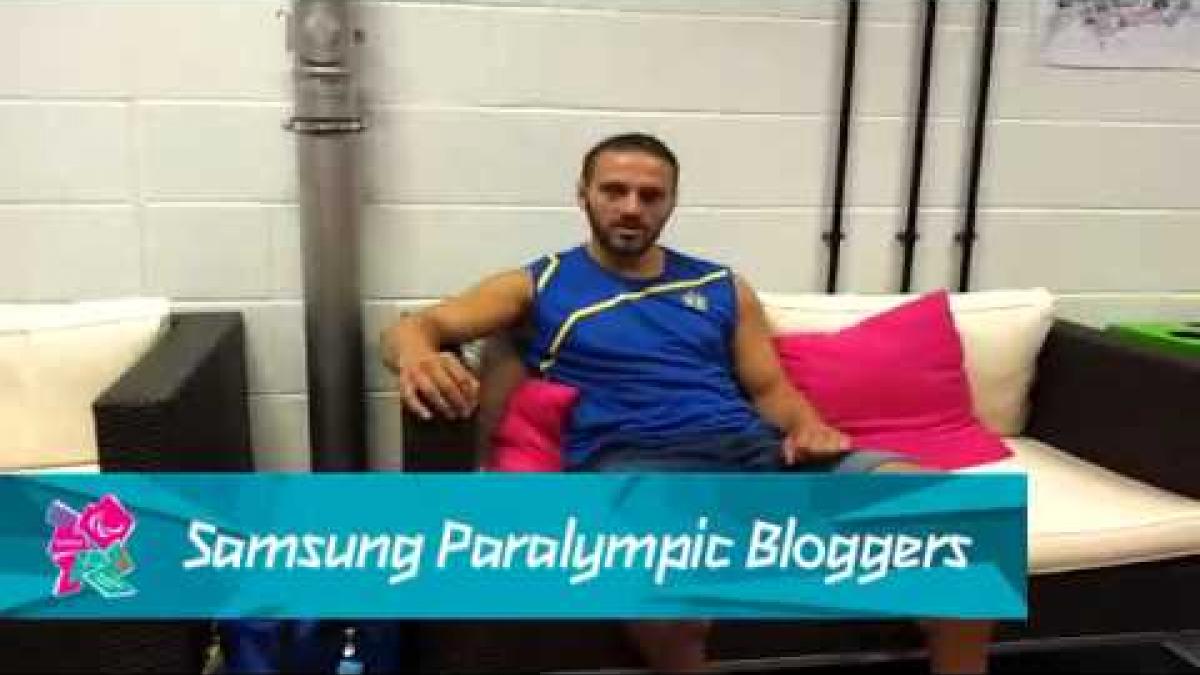 Fatimir Seremeti - Athletes lounge, Paralympics 2012