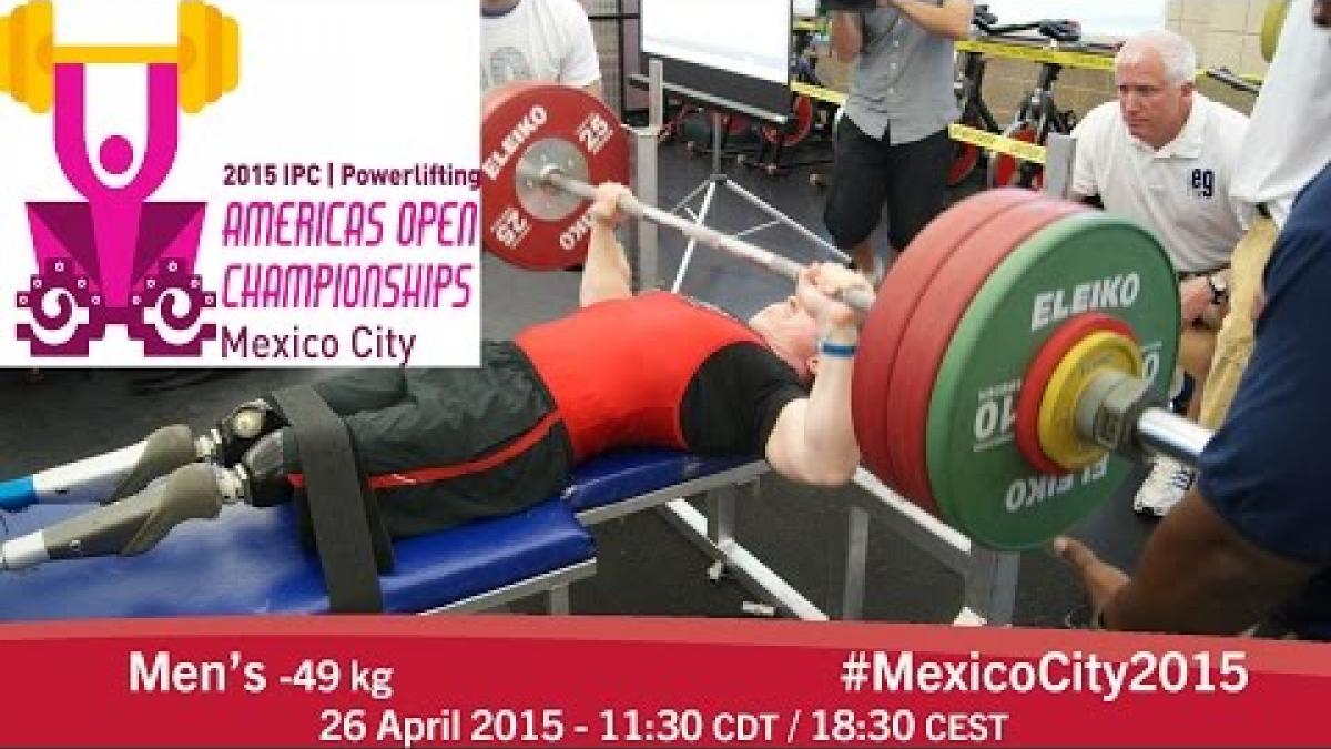 Men’s -49 kg | 2015 IPC Powerlifting Open Americas Championships, Mexico City