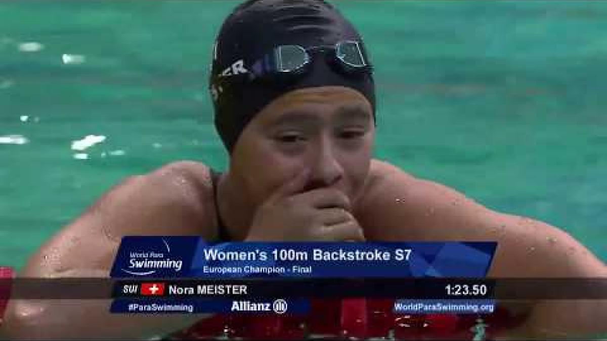 Women's 100m Backstroke S7 Final | Dublin 2018